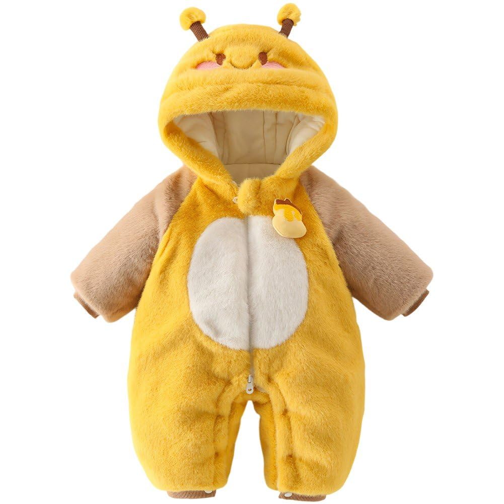 Amazon.co.jp: Bontand ベビービーボディスーツ 赤ちゃん用 蜂 はち 冬